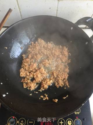 蚝油肉末杏鲍菇的做法步骤：7