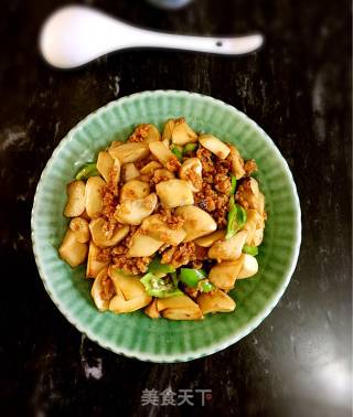 蚝油肉末杏鲍菇的做法步骤：11
