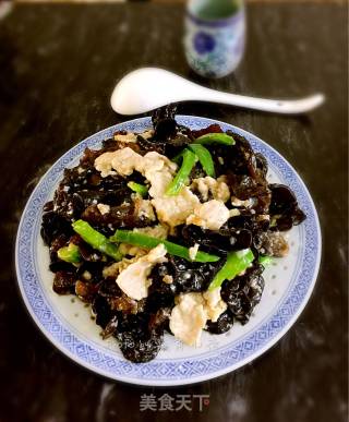 黑木耳炒肉片的做法步骤：10