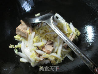 香糕炒白菜的做法步骤：4