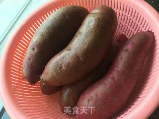 【芝士焗番薯】 甜甜蜜蜜，香糯柔软味道还不错的做法步骤：1