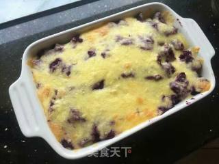 【芝士焗番薯】 甜甜蜜蜜，香糯柔软味道还不错的做法步骤：5