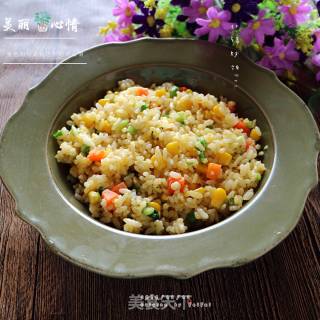 什锦炒饭的做法步骤：9