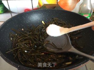 海带炒肉丝的做法步骤：9