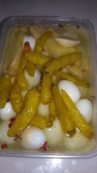 泡椒鹌鹑蛋的做法步骤：6