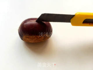 清甜的栗子烤着吃的做法步骤：2
