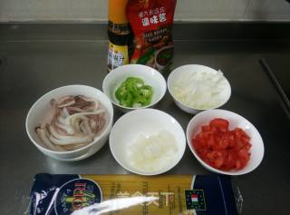 海鲜意面的做法步骤：1