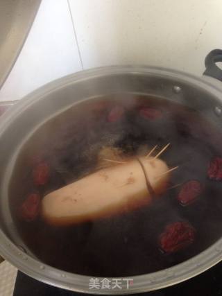 桂花糯米莲藕的做法步骤：3