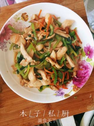 双丝鸡肉(可作为减肥餐)的做法步骤：6