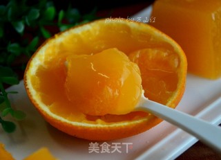 纯橙汁果冻的做法步骤：10