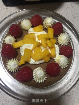 树莓裸蛋糕的做法步骤：15