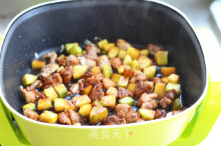 鸡块萝卜焖饭的做法步骤：5