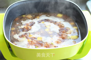 鸡块萝卜焖饭的做法步骤：6