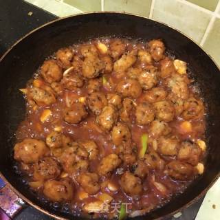 豆腐丸子（糖醋豆腐丸子）的做法步骤：13