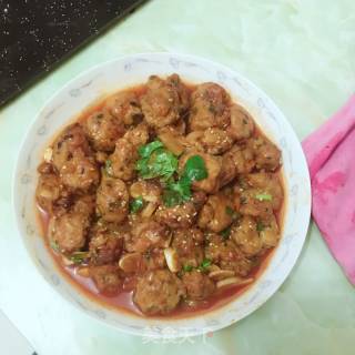豆腐丸子（糖醋豆腐丸子）的做法步骤：14