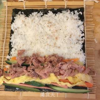 紫菜包饭的做法步骤：8