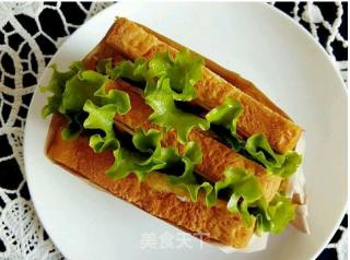 腊肠芝士三明治的做法步骤：9