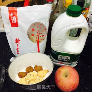 水果原味酸奶的做法步骤：1