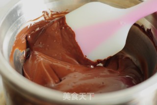 巧克力味桃山皮月饼的做法步骤：6