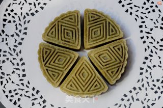 巧克力味桃山皮月饼的做法步骤：16