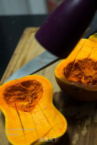 如诗如画的万圣节美食：奶油南瓜汤的做法步骤：6