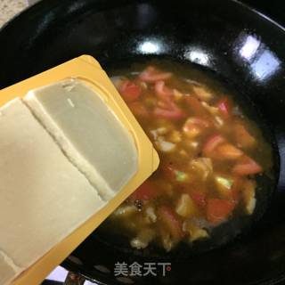 西红柿奶炖拌面的做法步骤：4