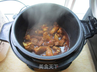 茄汁陈皮牛筋的做法步骤：10