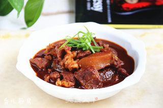 茄汁陈皮牛筋的做法步骤：12