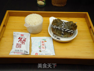 鲜甜蟹粥的做法步骤：1