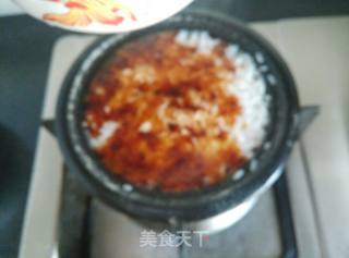 广味腊肠煲仔饭的做法步骤：5