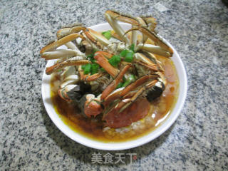 大闸蟹蒸肉末的做法步骤：11