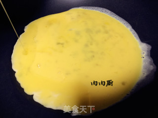 韭菜炒鸡蛋#肉肉厨的做法步骤：7