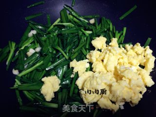 韭菜炒鸡蛋#肉肉厨的做法步骤：11