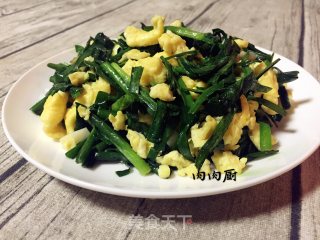 韭菜炒鸡蛋#肉肉厨的做法步骤：13