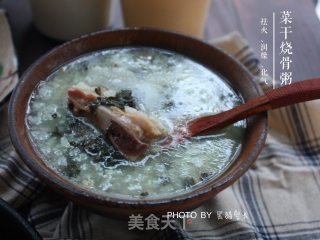 菜干烧骨粥的做法步骤：5