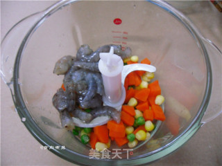 虾仁煎饼的做法步骤：2