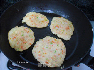 虾仁煎饼的做法步骤：7