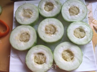 XO酱粉丝蒸丝瓜的做法步骤：6