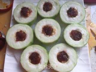 XO酱粉丝蒸丝瓜的做法步骤：7
