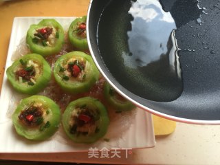 XO酱粉丝蒸丝瓜的做法步骤：10