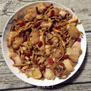 虫草花蒸鸡#肉肉厨的做法步骤：8
