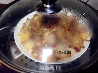 虫草花蒸鸡#肉肉厨的做法步骤：9