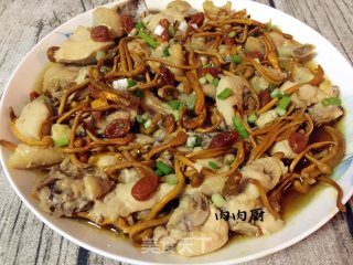 虫草花蒸鸡#肉肉厨的做法步骤：10