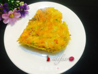 营养早餐胡萝卜鸡蛋饼的做法步骤：17