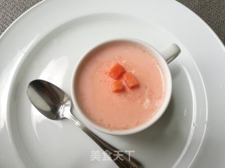 木瓜撞奶的做法步骤：9