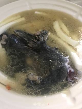 椰子竹丝鸡老火汤的做法步骤：7