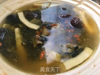 椰子竹丝鸡老火汤的做法步骤：9