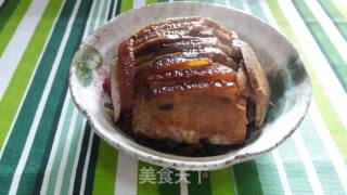 梅菜芋头扣肉的做法步骤：7