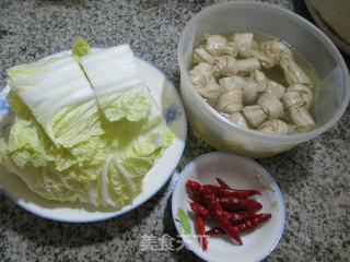 豆结烧白菜的做法步骤：1