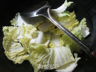豆结烧白菜的做法步骤：3